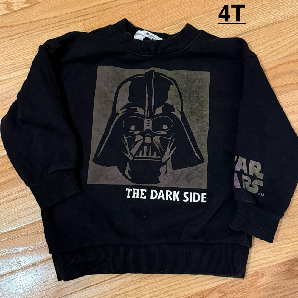 Star Wars The Dark Side Black Sweatshirt 4T